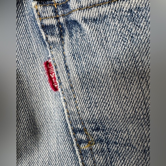Levi’s LVC Women’s 505 0217 Big E Distressed Zipper Fly 100% Cotton Jeans 28 - Picture 5 of 16